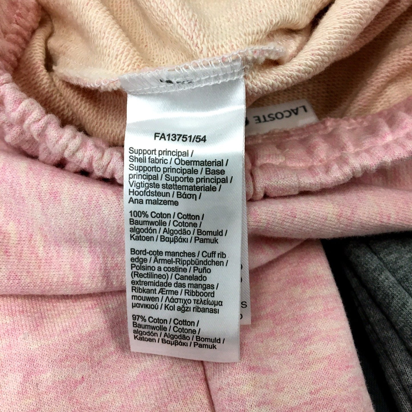 Womens Lacoste Sport Cotton Blend Pink Sweatpants Comfortable Size 32
