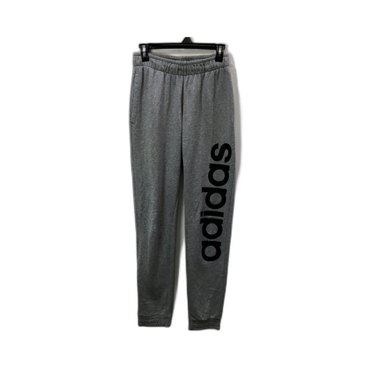Adidas Mens Gray Sweatpants Comfortable Athletic Lounge Pants Size Small