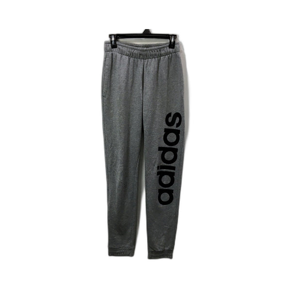 Adidas Mens Gray Sweatpants Comfortable Athletic Lounge Pants Size Small