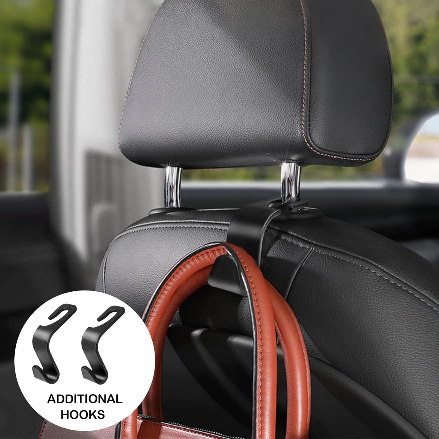 Deedro Car Backseat Organizer 2 Pack Waterproof Oxford Fabric Touchable NEW