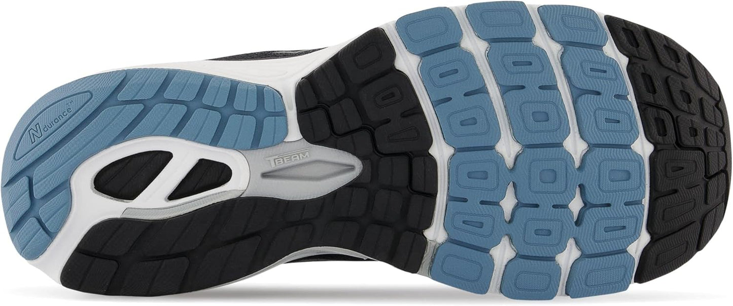New Balance Mesh Design Blue Black Running Sneakers Mens US 8 NEW