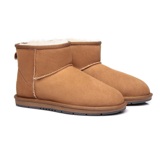 UGG AUSTRALIAN SHEPHERD Classic Mini Suede Ankle Boots Chestnut Mens 11 L13 NEW