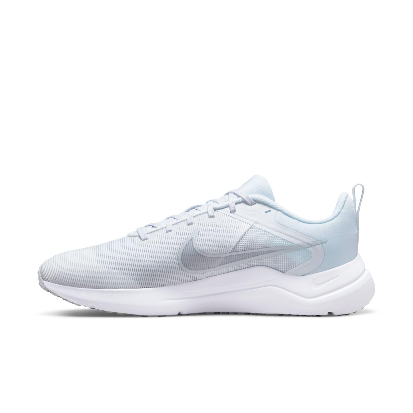 Nike Lightweight Downshifter 12 White & Platinum Running Sneakers Mens US 12 NEW