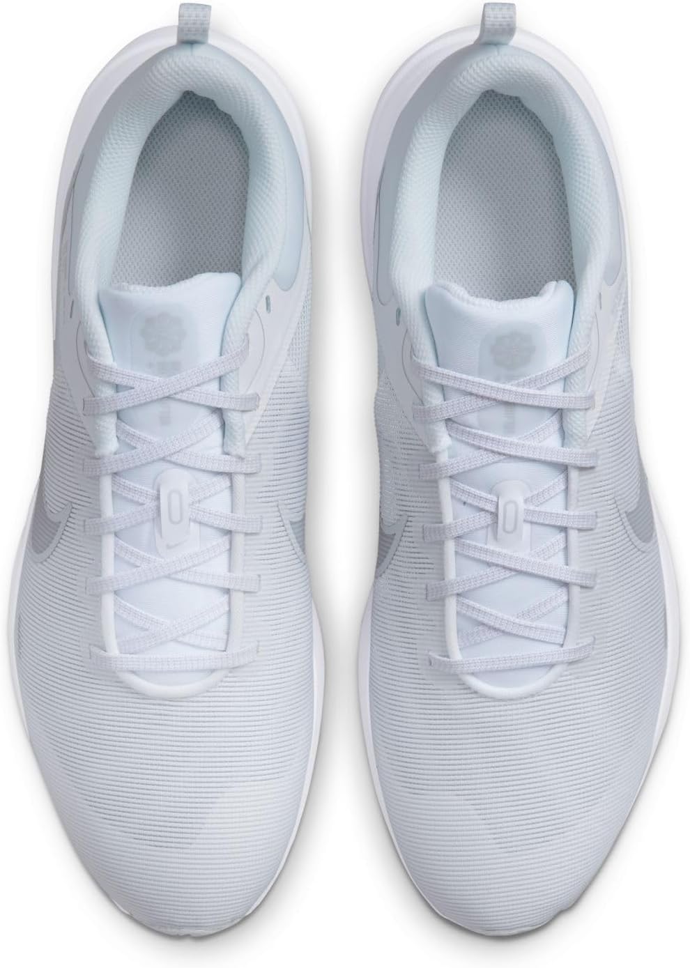 Nike Lightweight Downshifter 12 White & Platinum Running Sneakers Mens US 12 NEW