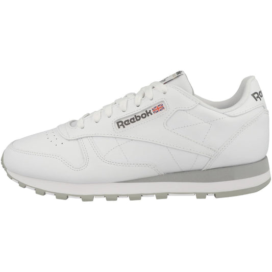 Reebok Men's Classic Leather Trainers Intense White & Gum Grey US 11 NEW