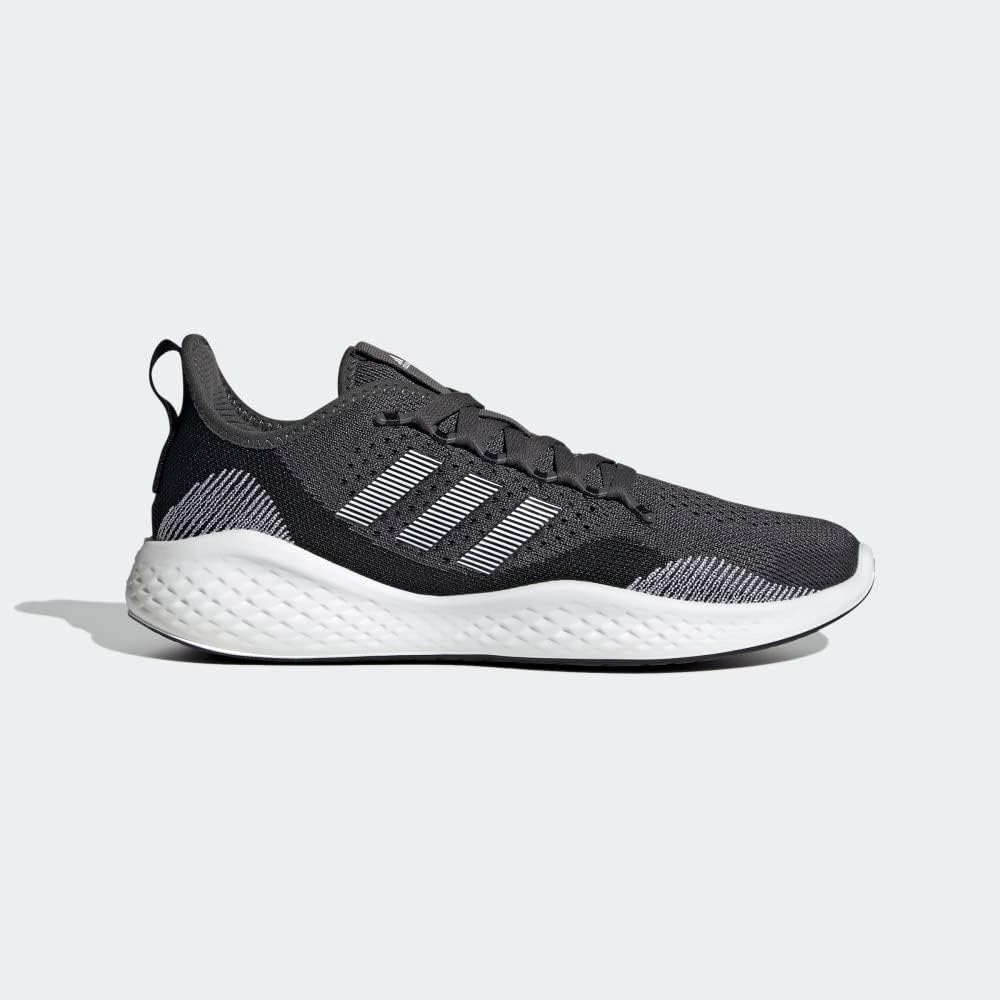 Adidas Duramo 10 Core Fluidflow 2.0 Charcoal Black Running Shoes Mens US10.5 NEW