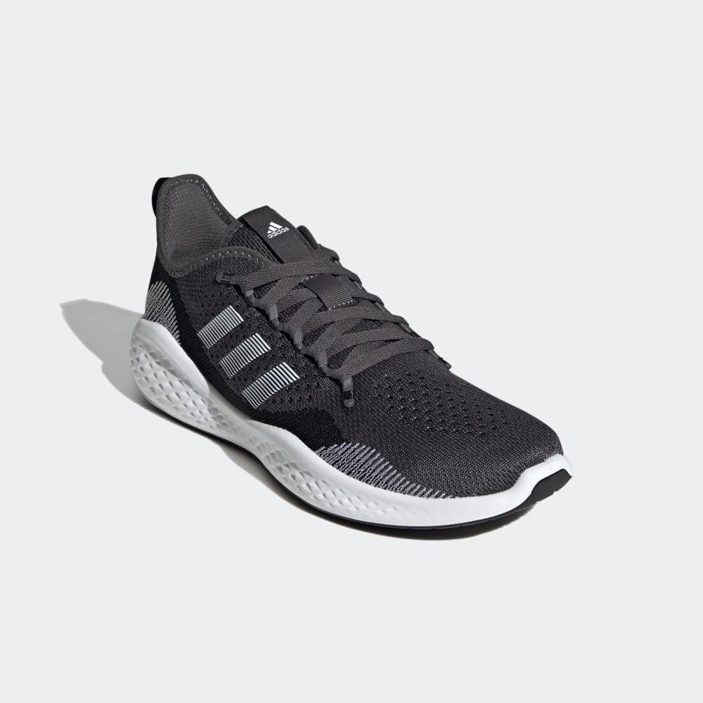 Adidas Duramo 10 Core Fluidflow 2.0 Charcoal Black Running Shoes Mens US10.5 NEW