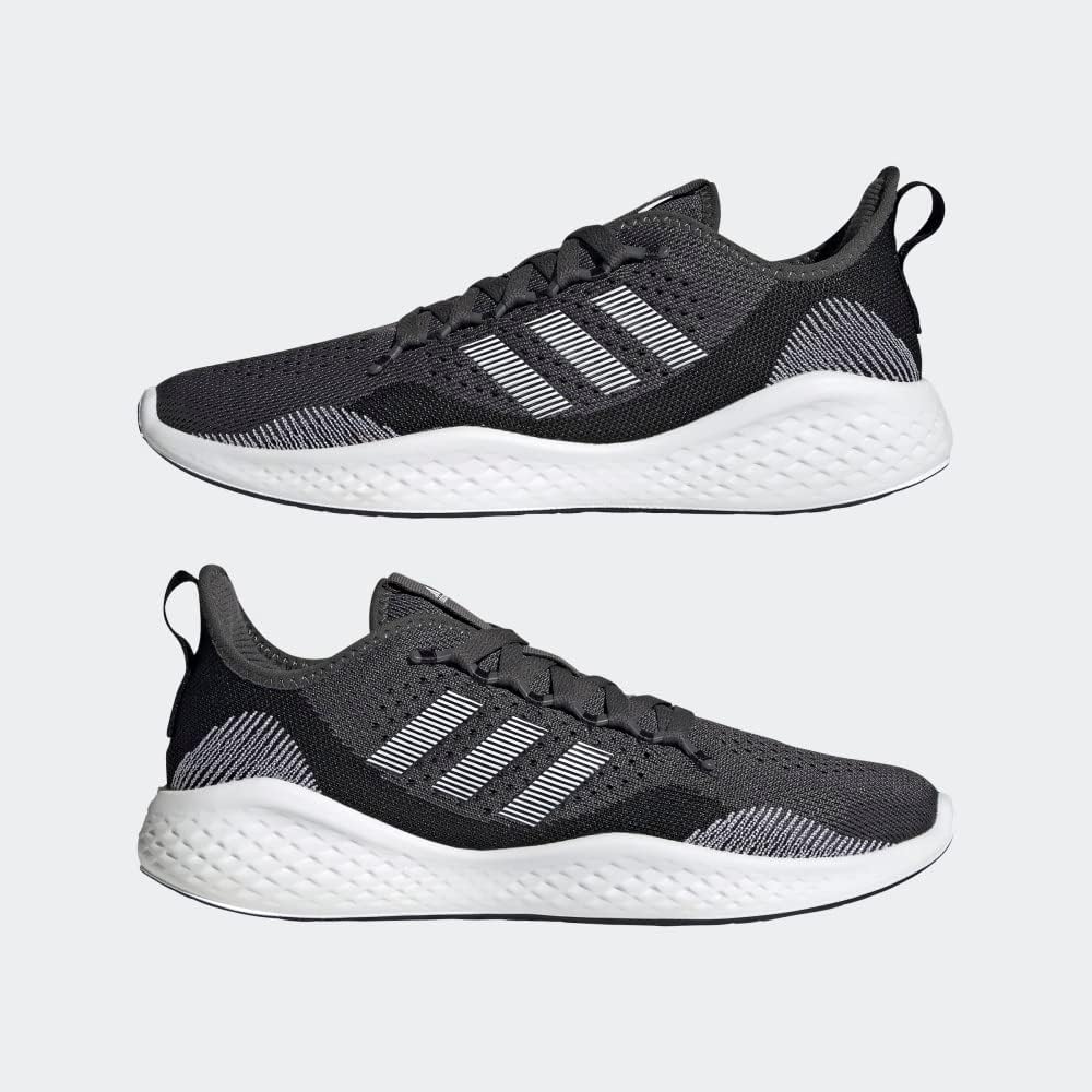 Adidas Duramo 10 Core Fluidflow 2.0 Charcoal Black Running Shoes Mens US10.5 NEW