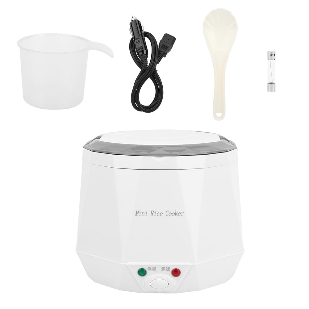 Jectse 1.6L Mini Rice Cooker, Portable Travel Steamer, Small Removable Pot DEMO