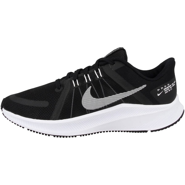Nike Women's Road Running Quest 6 Black White Shoes US 8.5 NEW