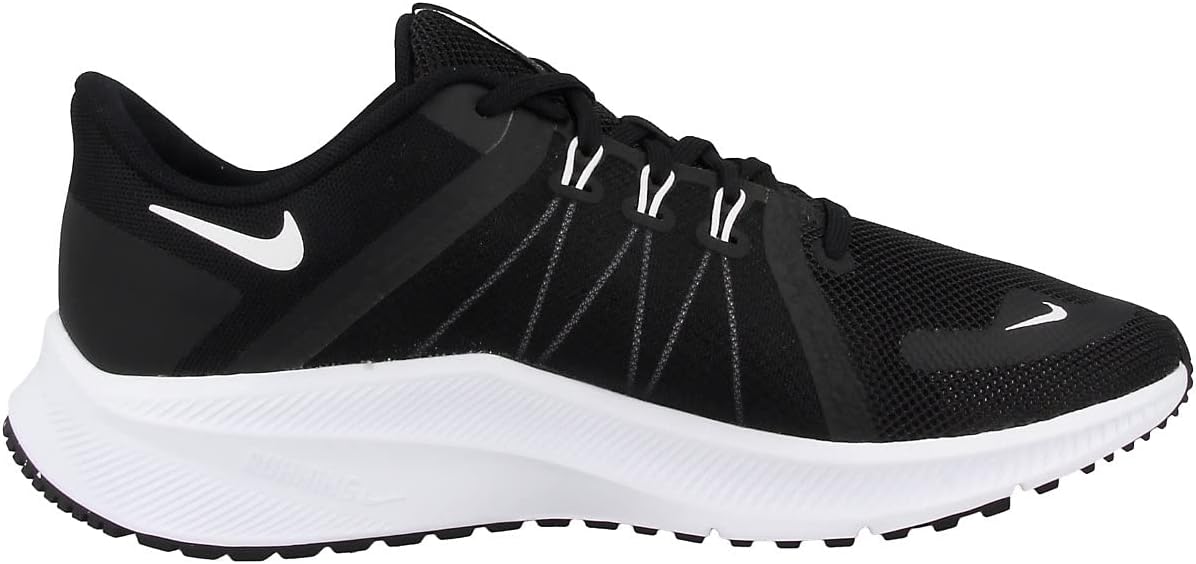 Nike Women's Road Running Quest 6 Black White Shoes US 8.5 NEW