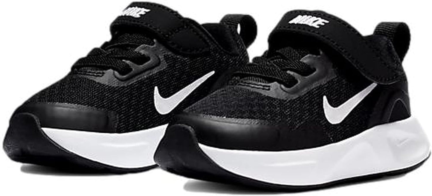 Nike Wearallday TD Black and White Trainers for Toddlers Size 7C 13cm NEW