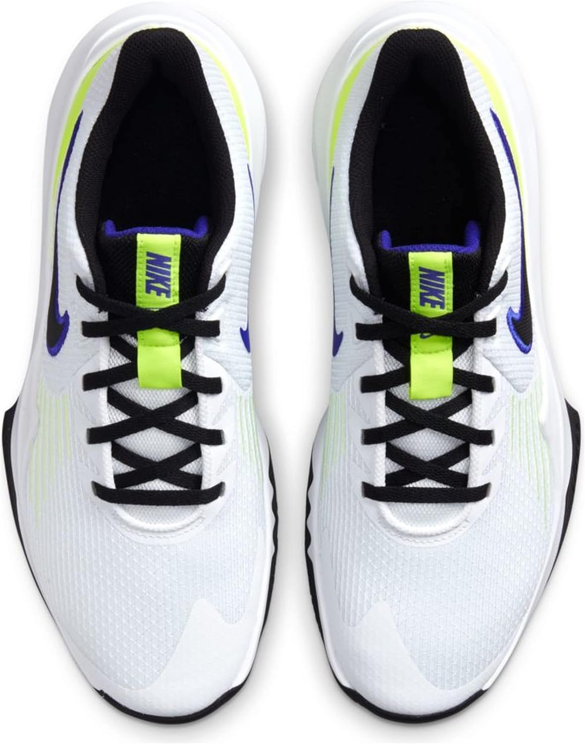 Nike White Volt Basketball Shoes Precision 5 High-Performance Mens US 10.5 NEW