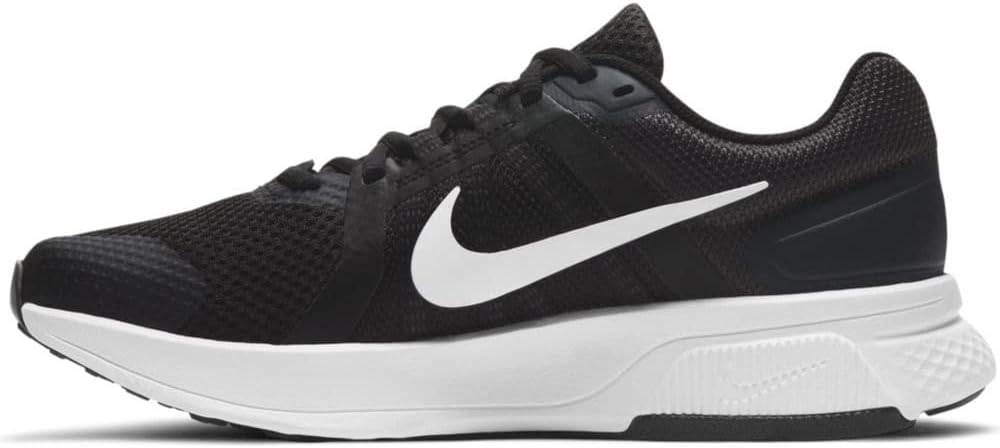 Nike Run Swift 2 Black White Dk Smoke Grey Road Running Shoes Women US 10 NEW