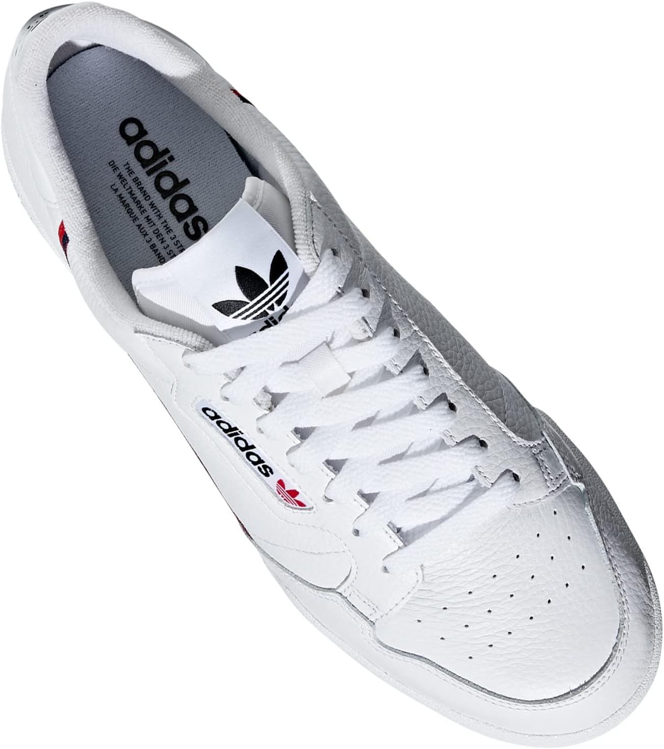 Adidas Continental 80 White Leather Sneakers G27706 Mens US 8.5 EUR 42 NEW