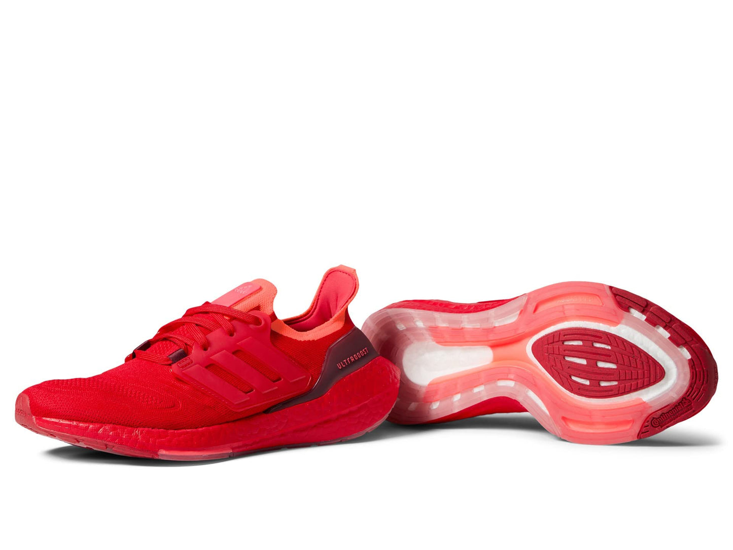 Adidas Ultraboost 22 Vivid Red Running Course Sneakers Mens Size US 7 NEW