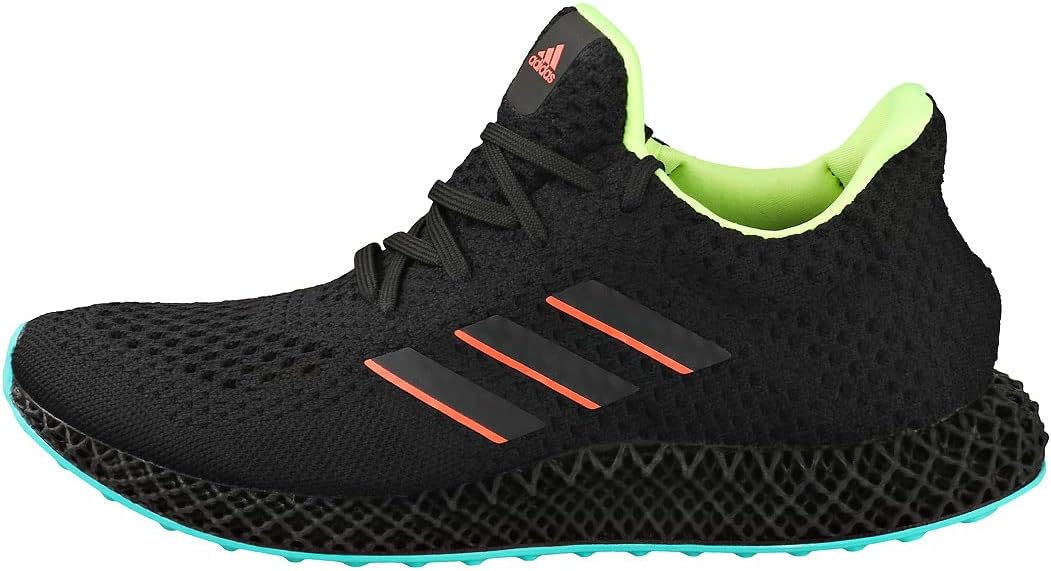 Adidas 4D Futurecraft Black Green Running Course Sneakers Mens Size US 10 NEW