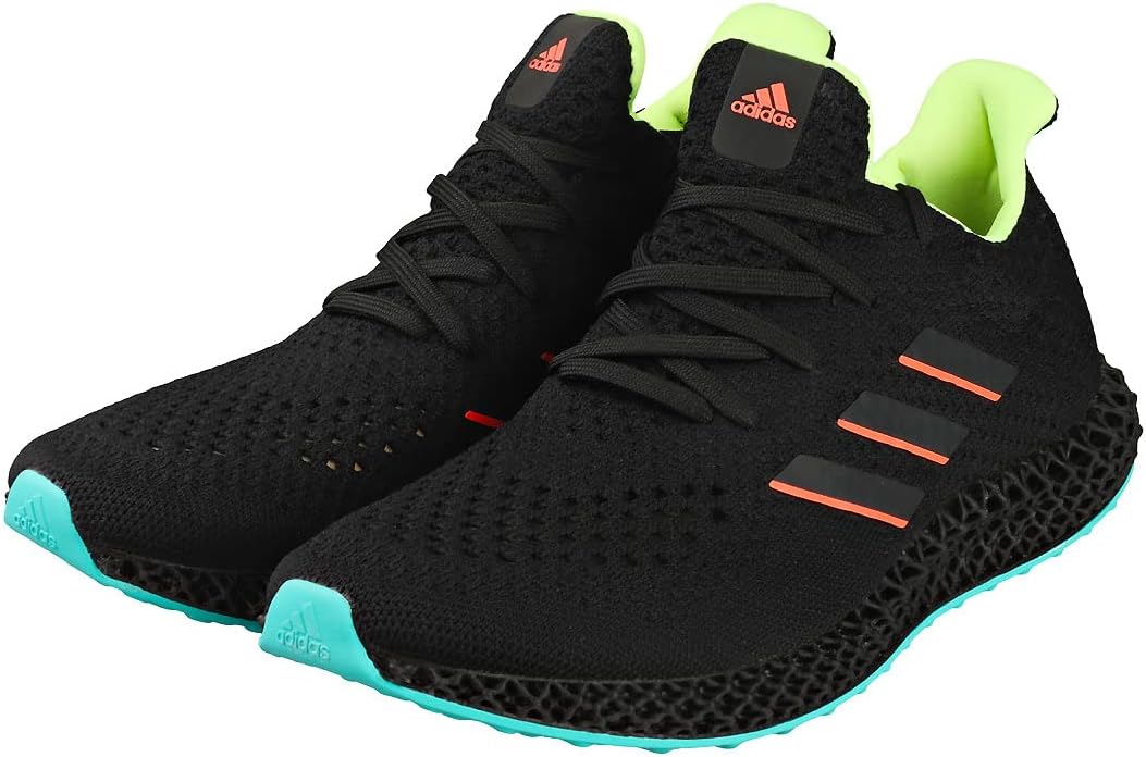 Adidas 4D Futurecraft Black Green Running Course Sneakers Mens Size US 10 NEW