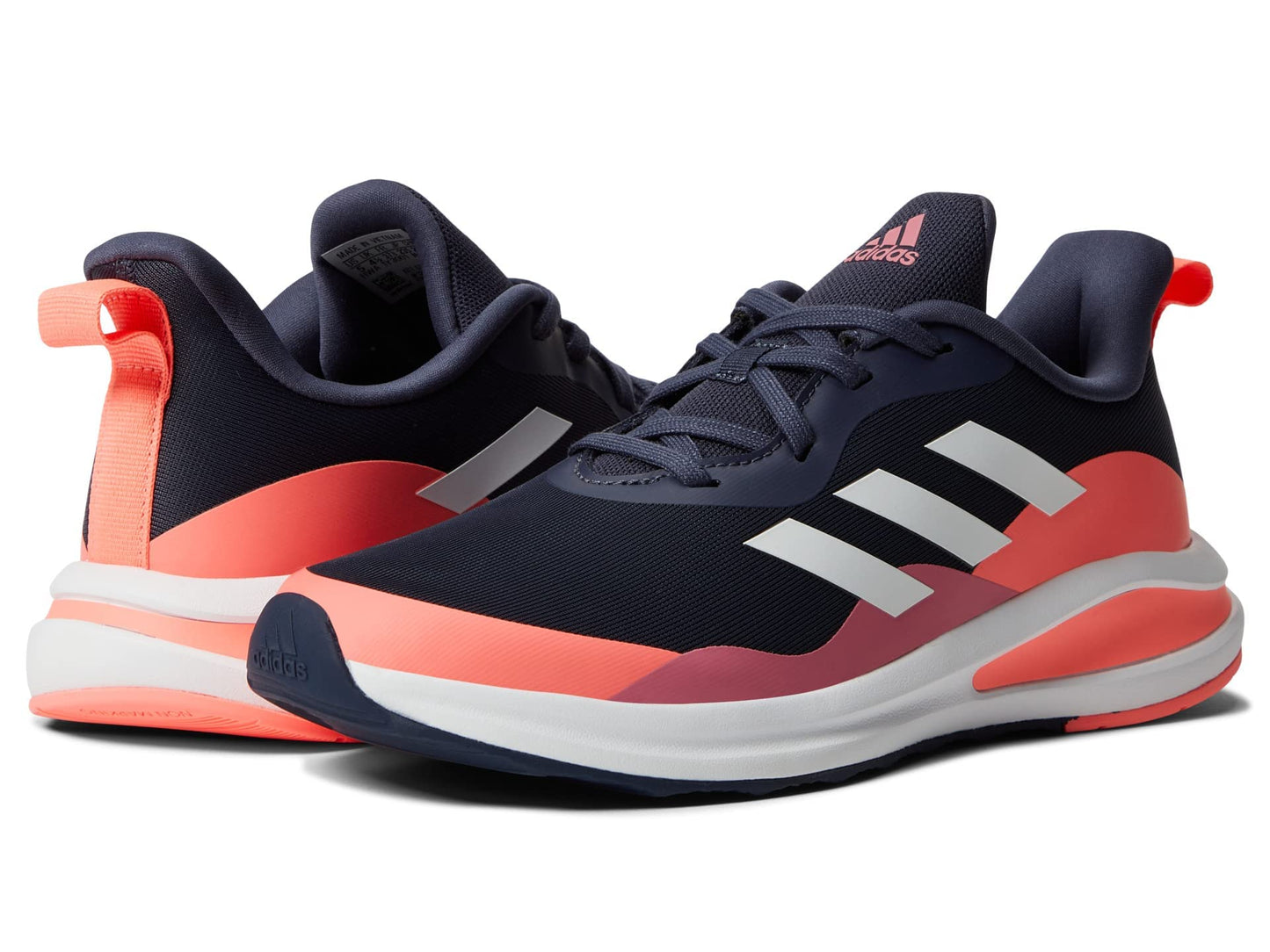 Adidas Shadow Multi Color//Acid FortaRun K Running Sneakers KIDS US2 EU 33.5 NEW