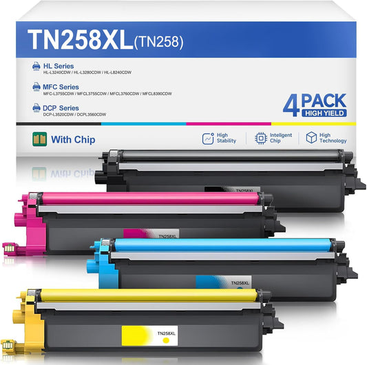 SEAYO Toner Cartridge Set Multi Color Cyan Magenta for Brother HL-L3280CDW NEW
