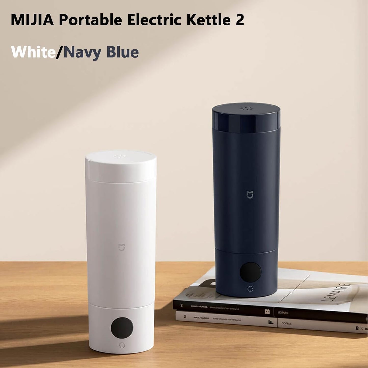 XMIHOME Portable Electric Kettle Navy Blue Small Hot Water Boiler 6 NEW
