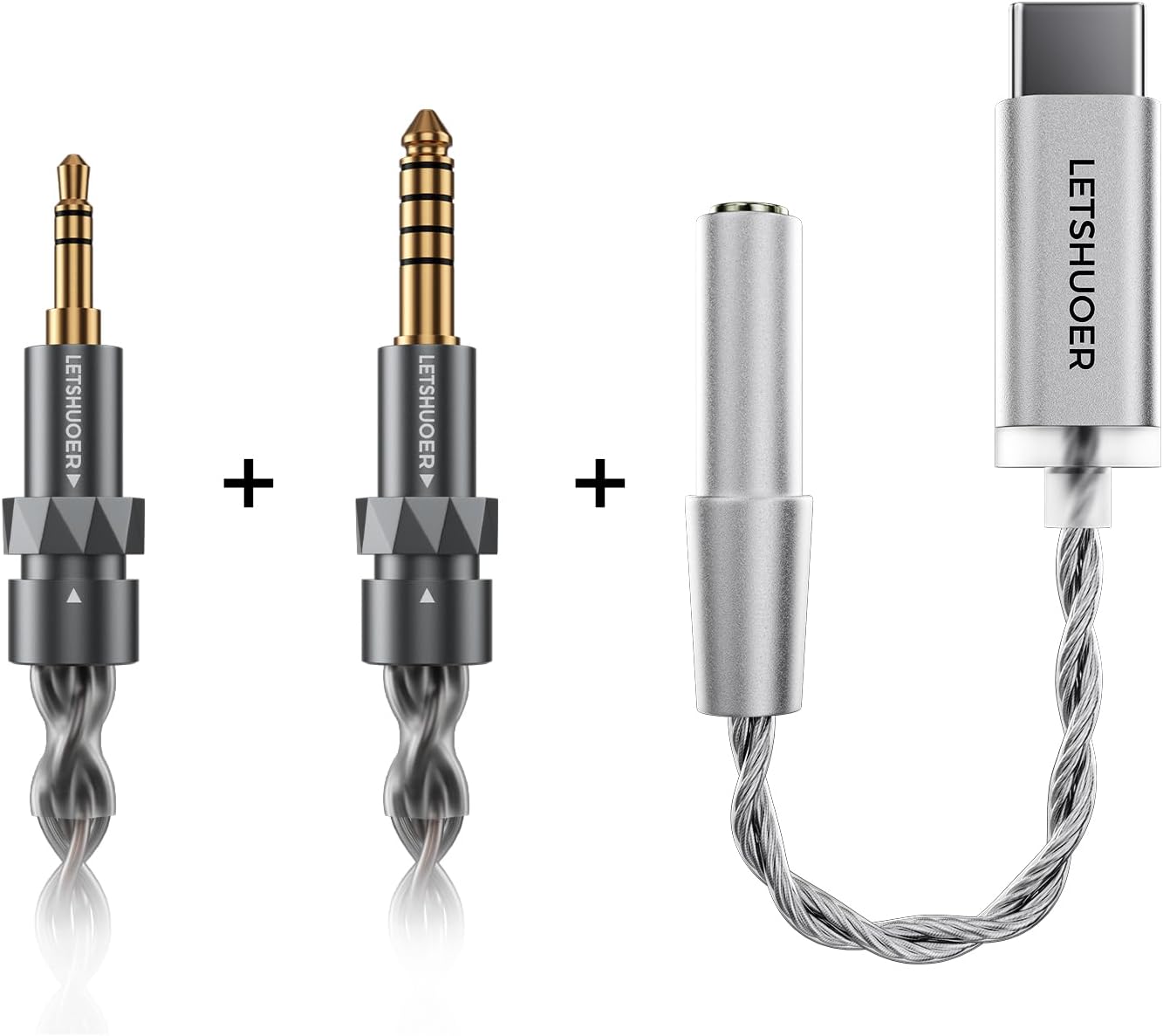 Letshuoer HiFi S12 Ultra In-Ear Headphones Planar Magnetic Driver Gunmetal NEW