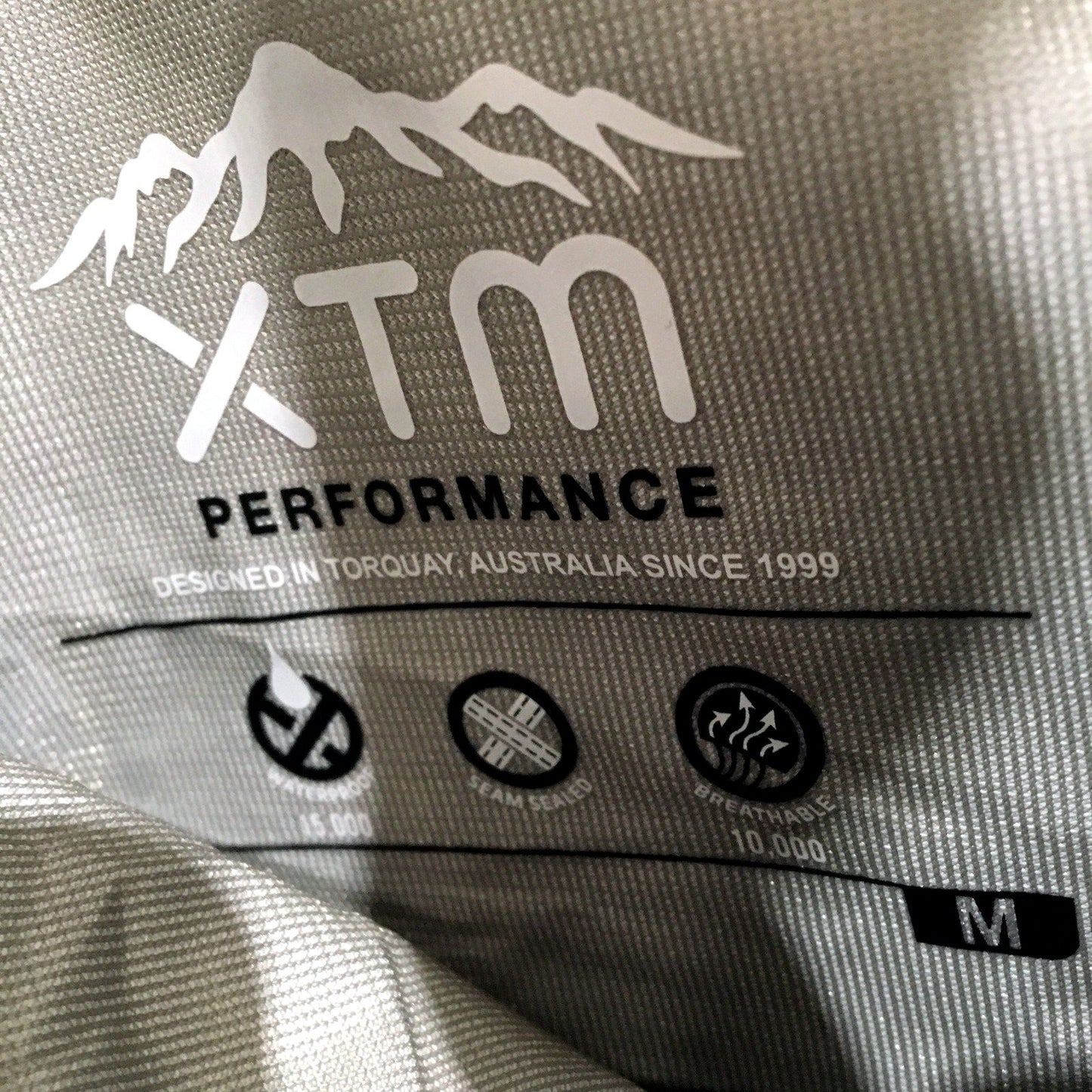 XTM Navy Kakadu Seam Sealed Waterproof Rain Jacket Hooded Coat Mens Size M NEW