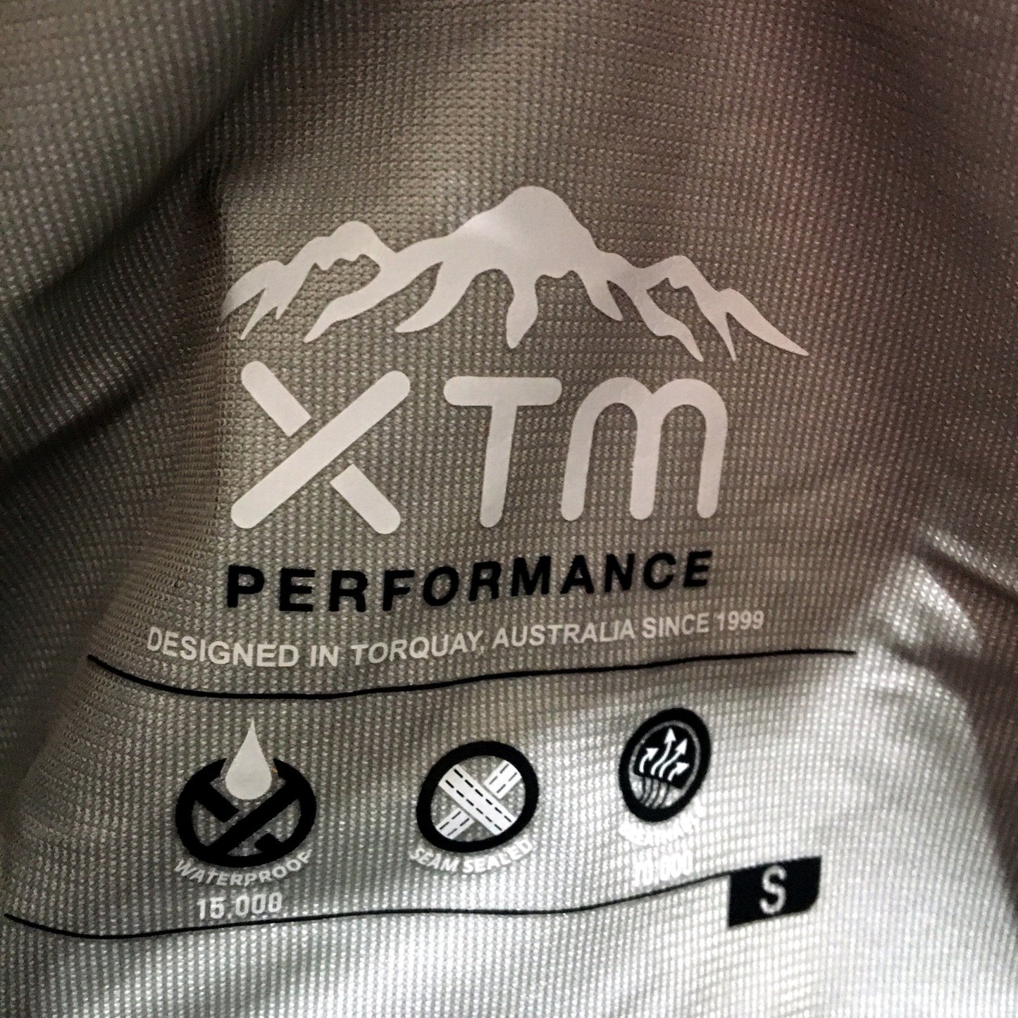 XTM Navy Kakadu Seam Sealed Waterproof Rain Jacket Hooded Coat Mens Size S NEW