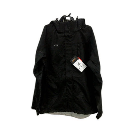 XTM Black Kakadu Seam Sealed Waterproof Rain Jacket Hooded Coat Mens Sze XL NEW