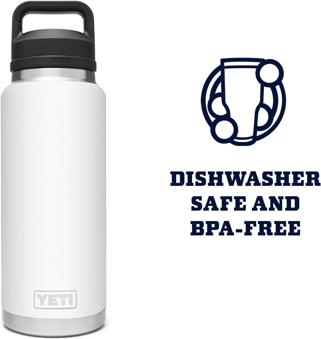 YETI Rambler 36 oz Vacuum Insulated Stainless Steel Drink Flask with Chug DEMO