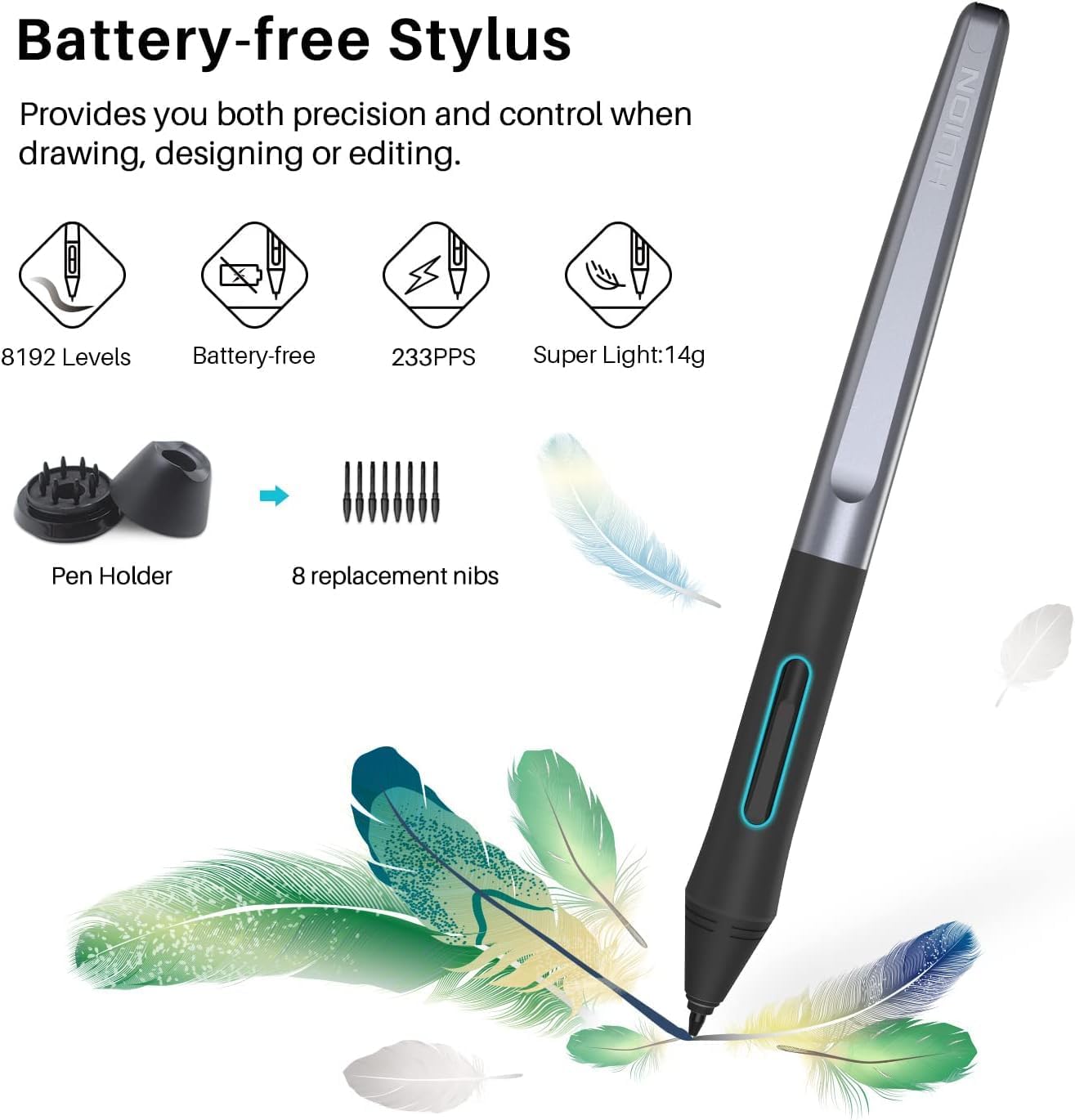 HUION Inspiroy Graphic Tablets H1060P Graphics Drawing Tablet 10 x 6.25 DEMO