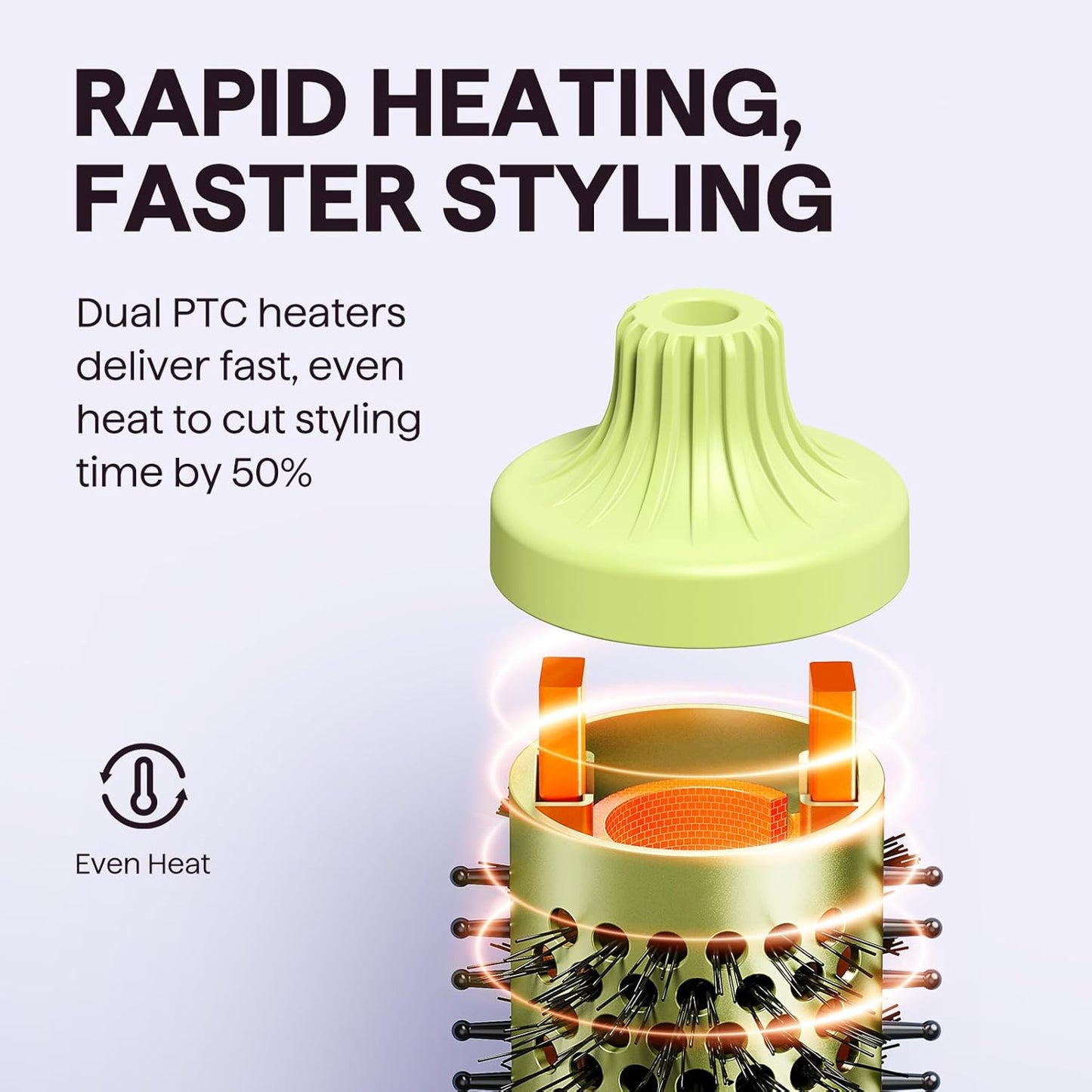 wavytalk Thermal Ionic Round Heated Hot Air Styler for Smooth, Voluminous DEMO
