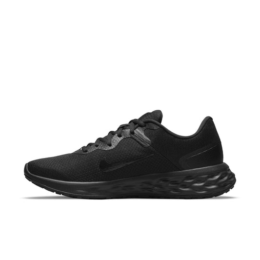 Nike Revolution 6 NN Sneaker Solid Black Running Shoes Mens US 9 NEW