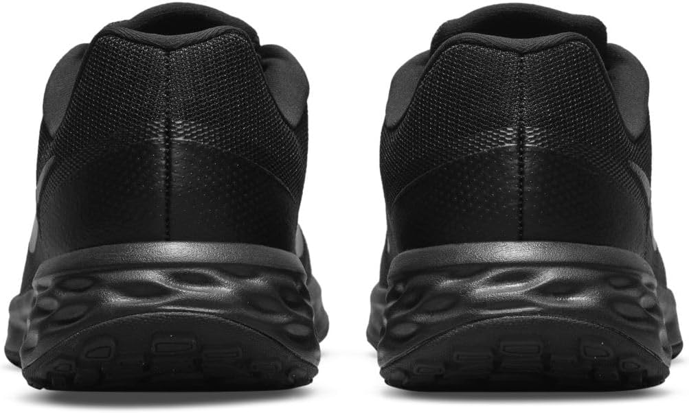 Nike Revolution 6 NN Sneaker Solid Black Running Shoes Mens US 9 NEW