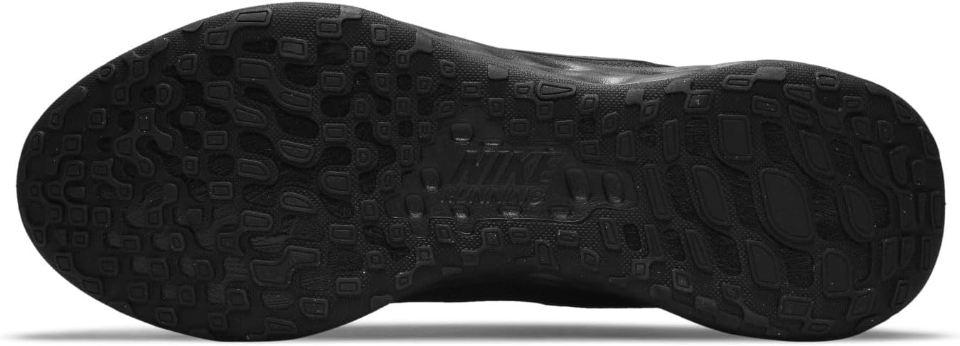 Nike Revolution 6 NN Sneaker Solid Black Running Shoes Mens US 9 NEW