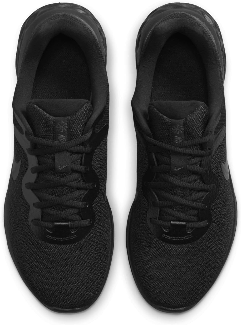 Nike Revolution 6 NN Sneaker Solid Black Running Shoes Mens US 9 NEW
