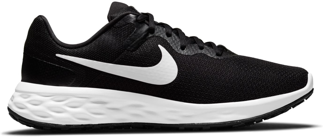 Nike Revolution 6 NN Sneaker White & Black Running Shoes Mens US 10 NEW