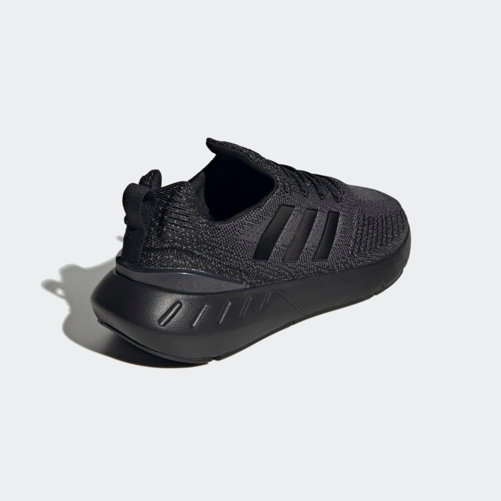 Adidas Originals Swift Run 22 Black Grey Fabric Sneakers Mens Size US 8 NEW