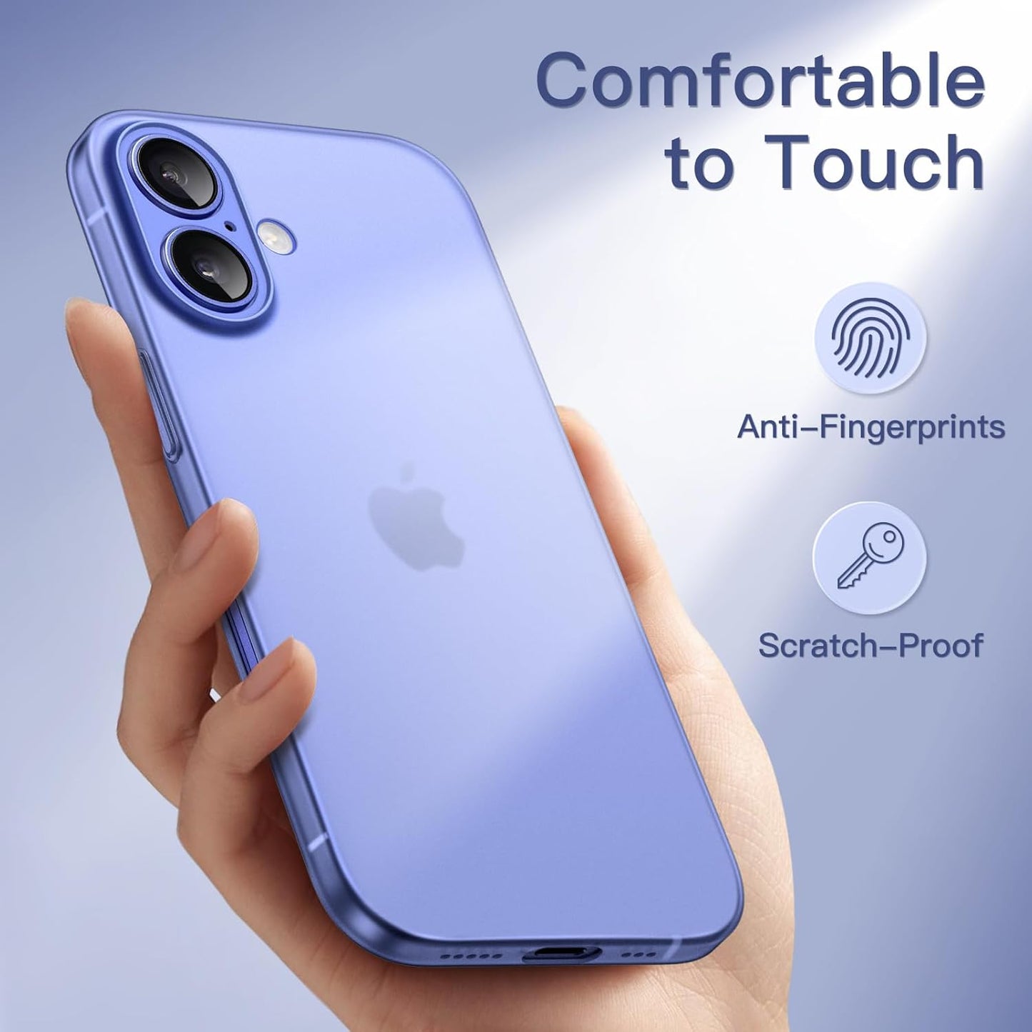 JETech Ultra Basic Cases Slim Case for iPhone 16 6.1 Inch Camera Lens Full NEW