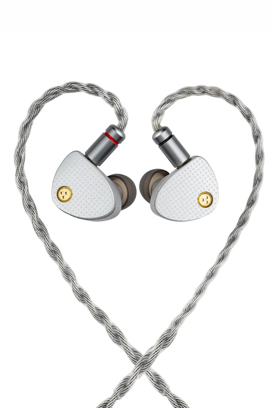 Moondrop Aria 2 Premium Silver In-Ear Headphones for Immersive Audio DEMO