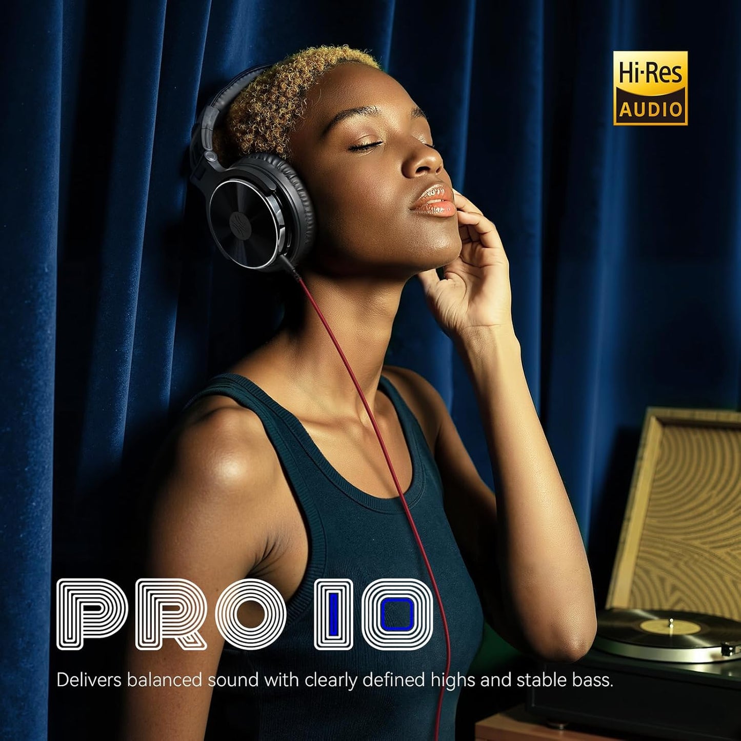 OneOdio Wired Over-Ear Headphones Hi-Res Studio Monitor Mixing DJ Stereo NEW