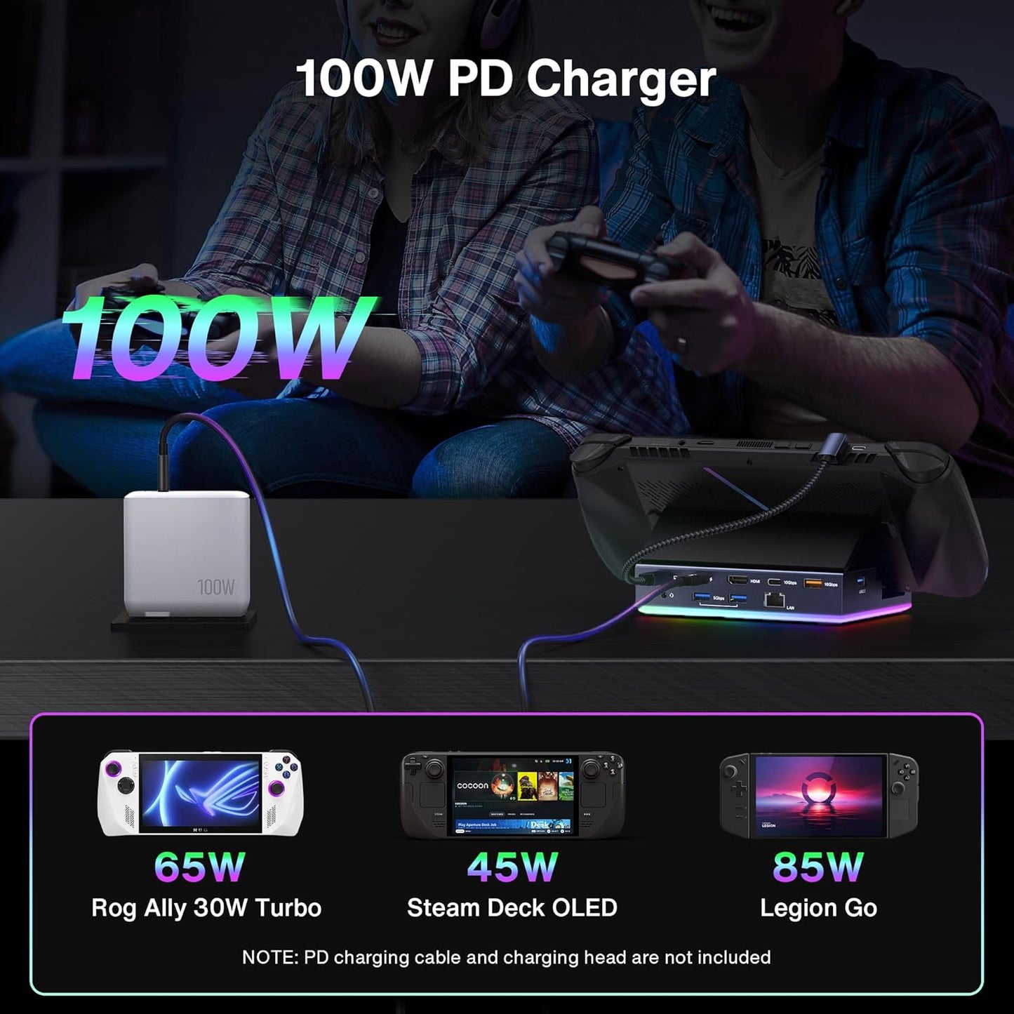 IVANKY 14-in-1 RGB 4K@144Hz Docking Station for Steam Deck OLED/ROG Xbox DEMO