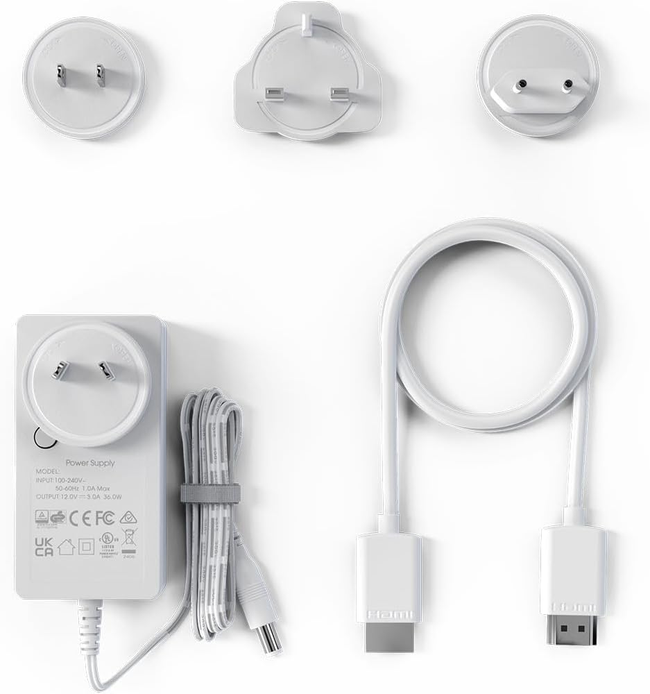 Fancy LEDs 4K 120Hz HDMI 2.1 Sync Box with 3 Ports - White Home Cinema TV DEMO
