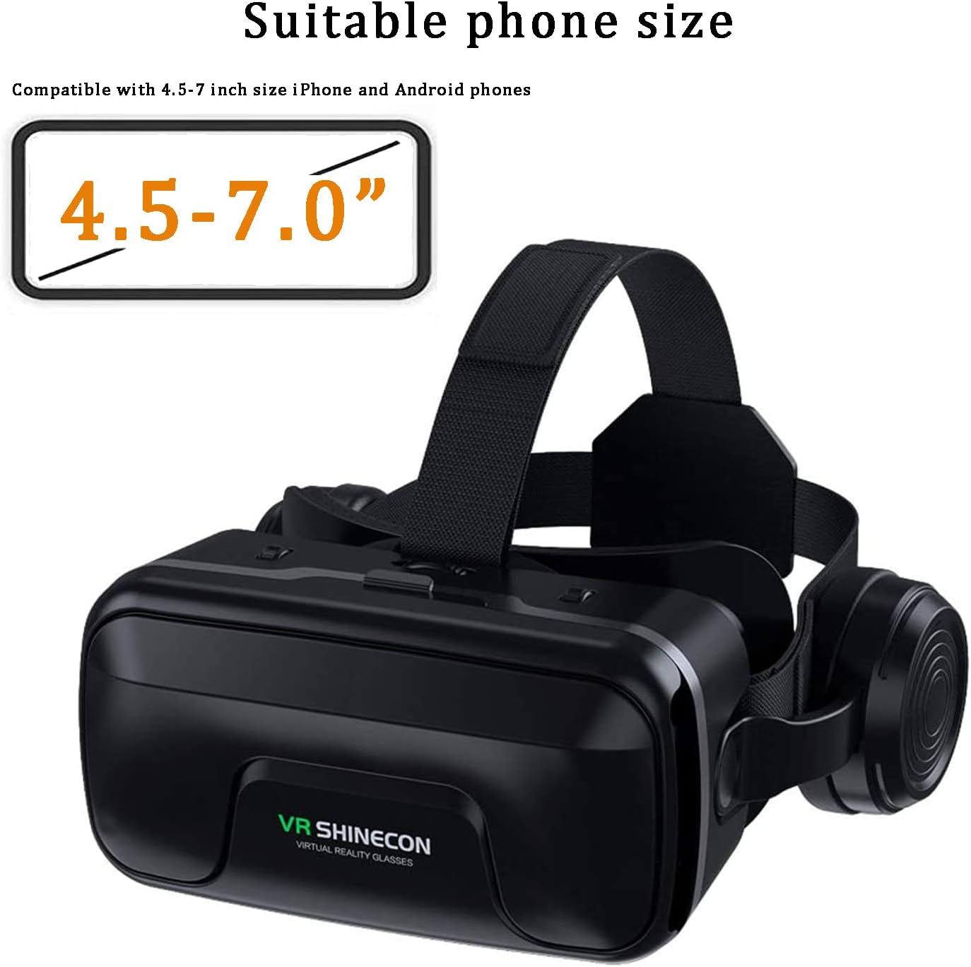 YinCaiCheng VR Accessories Headset with Remote Controller HD 3D Virtual DEMO