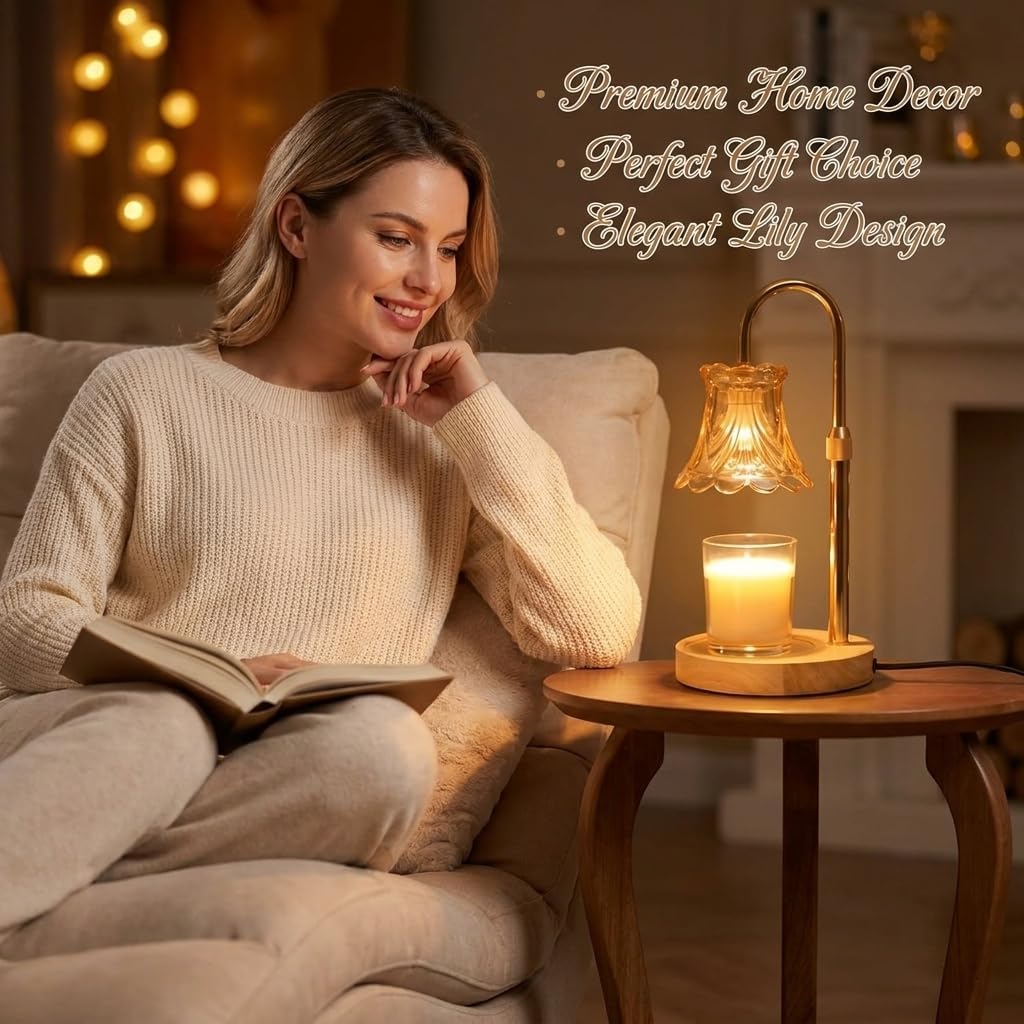 Suewow Flower Candle Warmer Lamp with Timer & Dimmer Adjustable Height DEMO