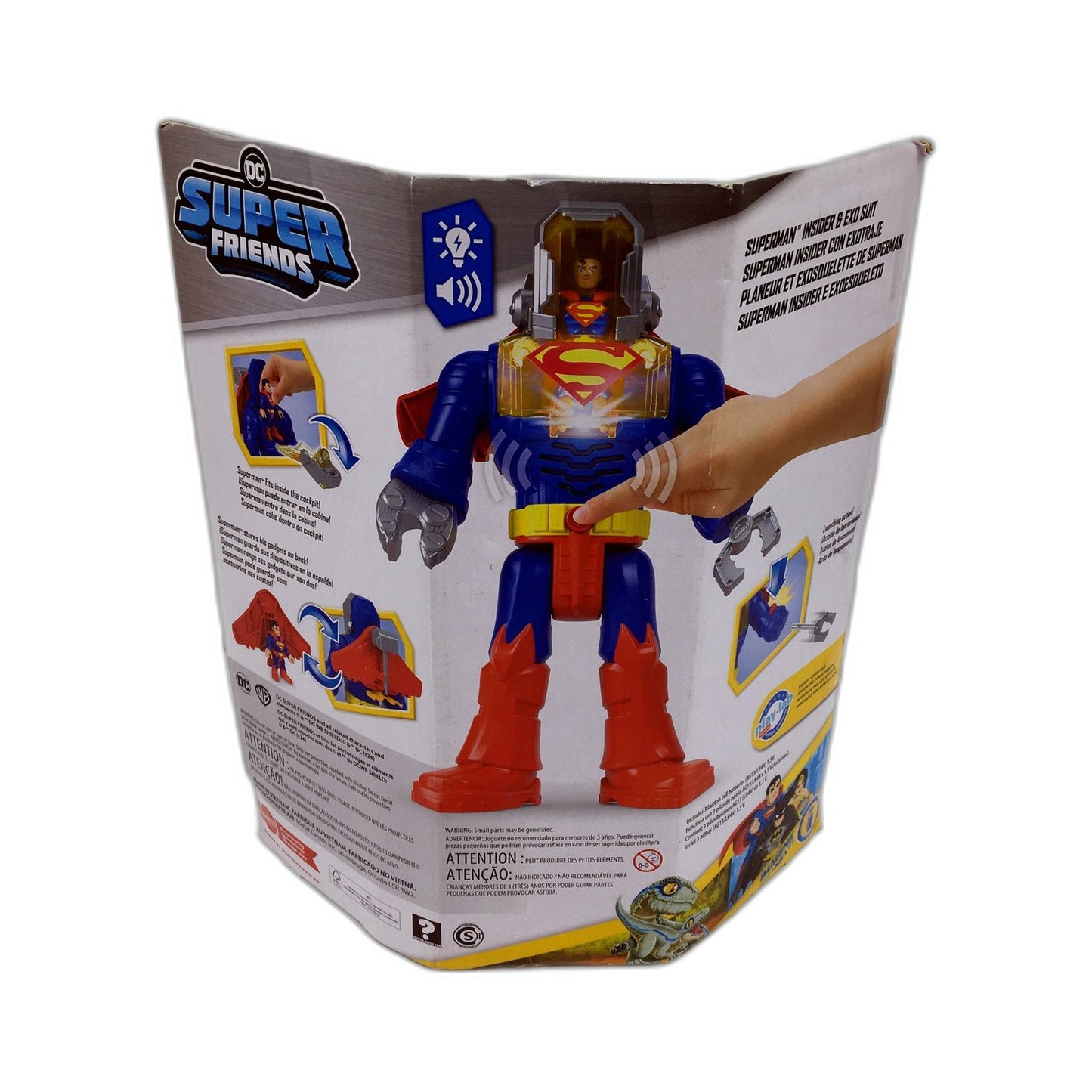 DC Super Friends Imaginext Superman Action Figure Toy Multi Color  NEW