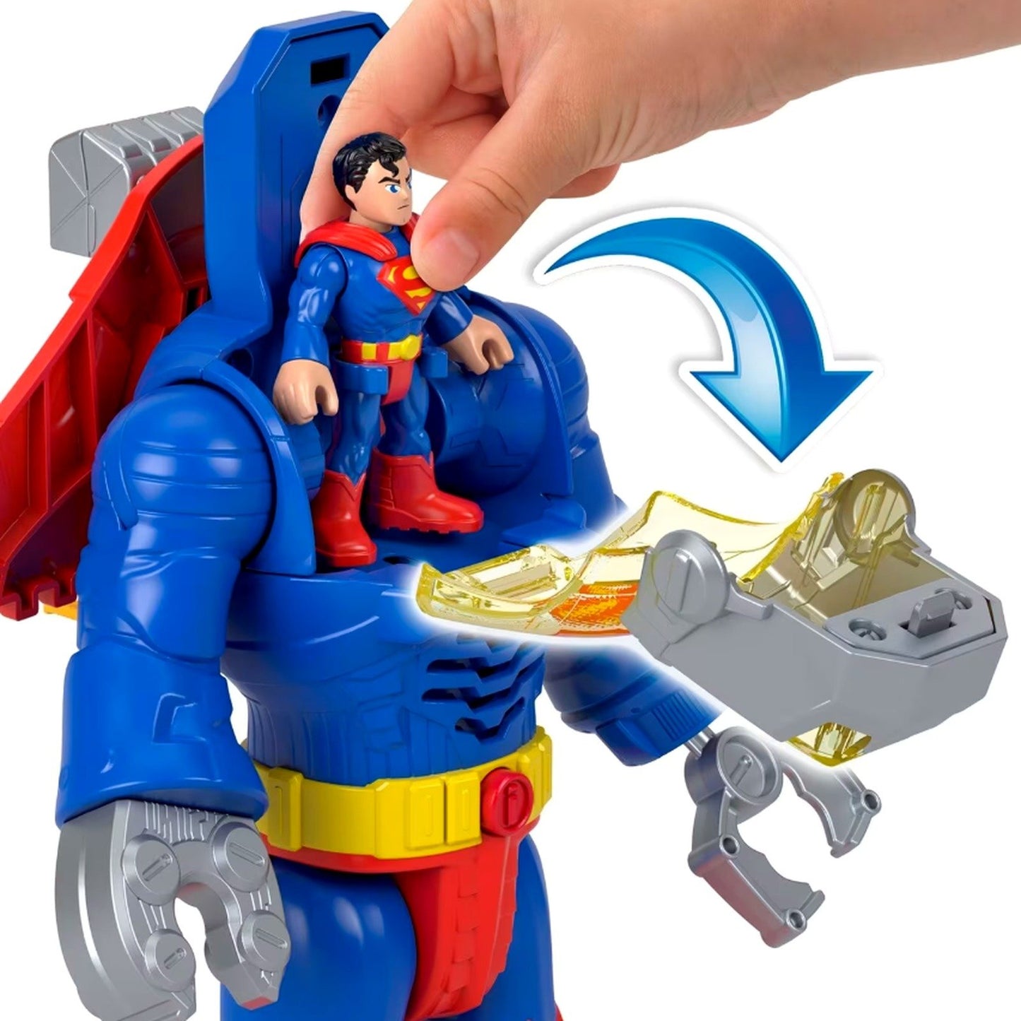 DC Super Friends Imaginext Superman Action Figure Toy Multi Color  NEW