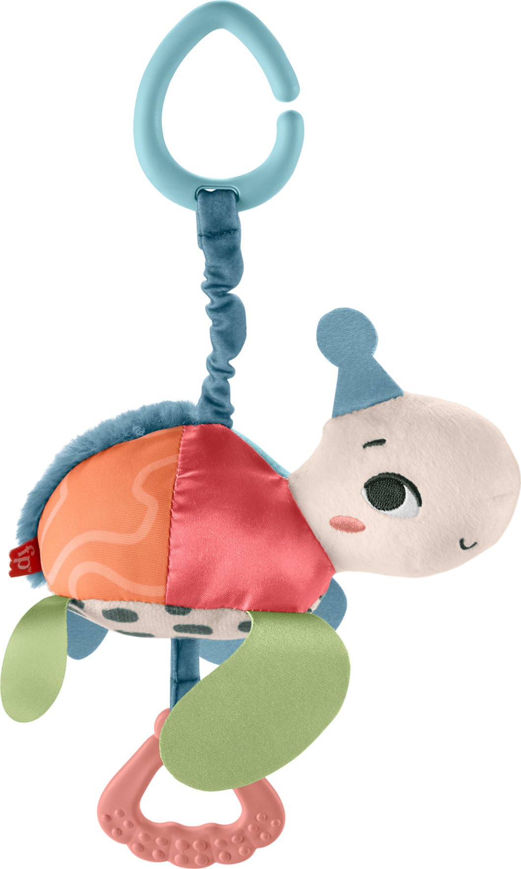 Fisher-Price Baby Stroller Plush Se Me Bounce Turtle Toy, Small Accessory NEW