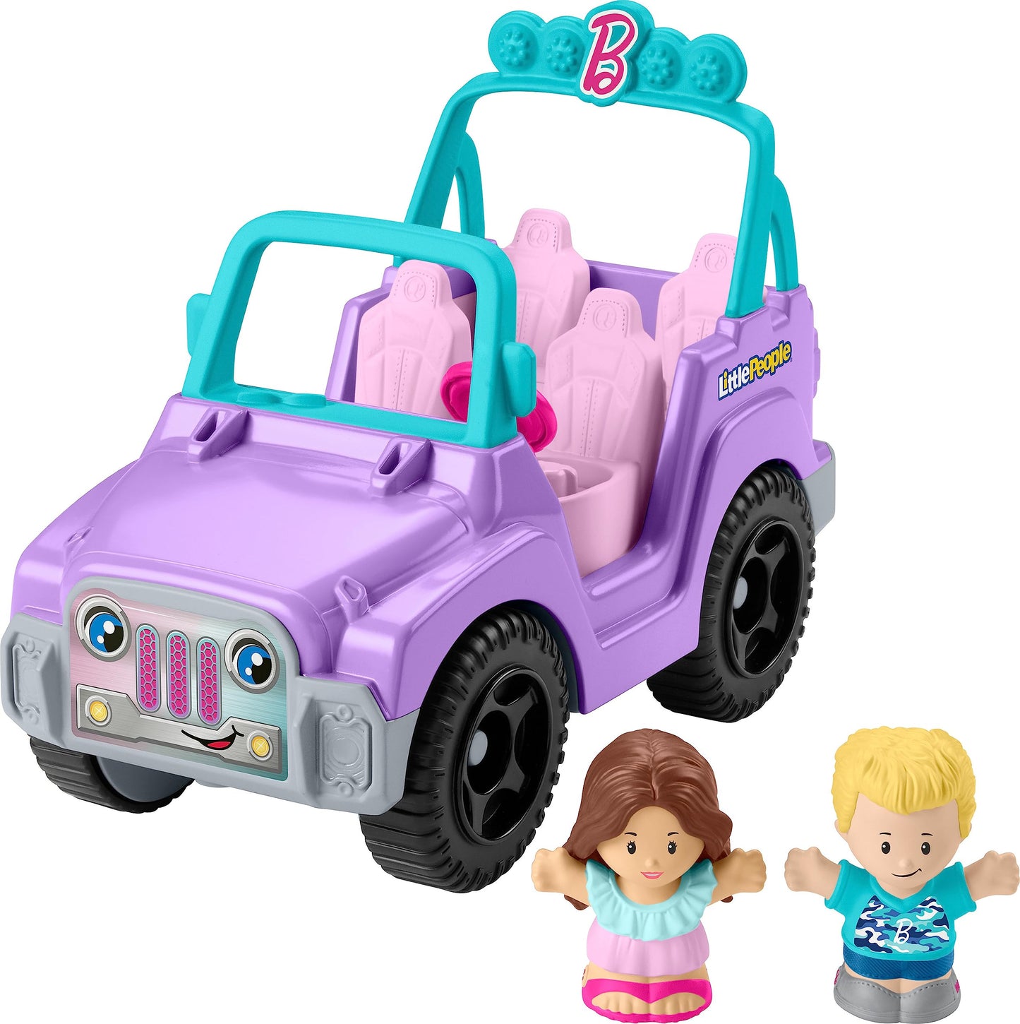Fisher-Price Little People Barbie Toddler Toy Car Beach Cruiser NEW