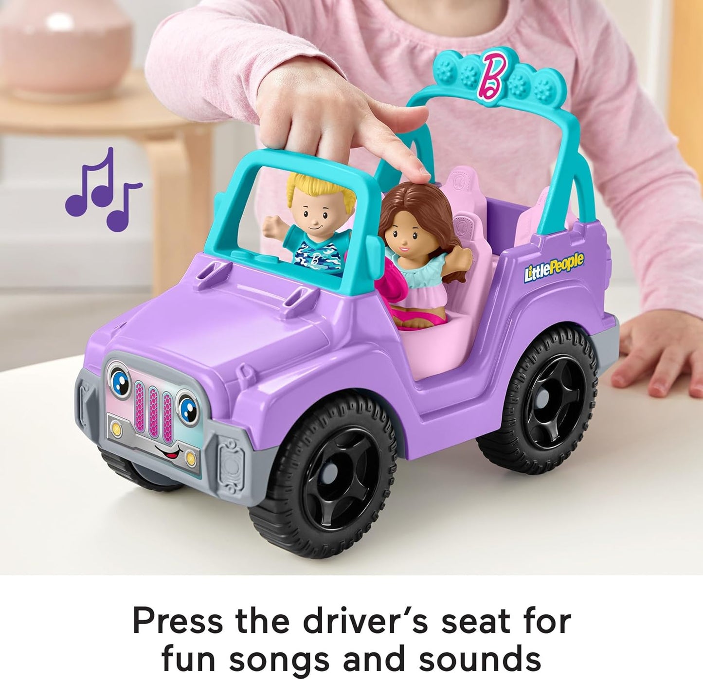 Fisher-Price Little People Barbie Toddler Toy Car Beach Cruiser NEW
